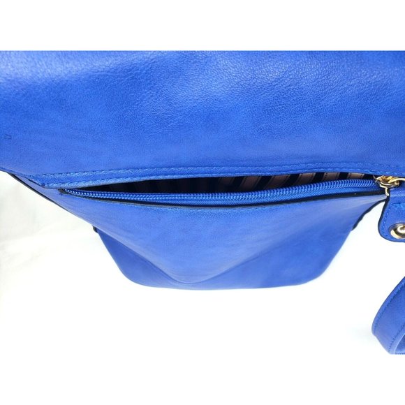 Blue Women Designer Adjustable Strap Purse - Picture 2 of 12